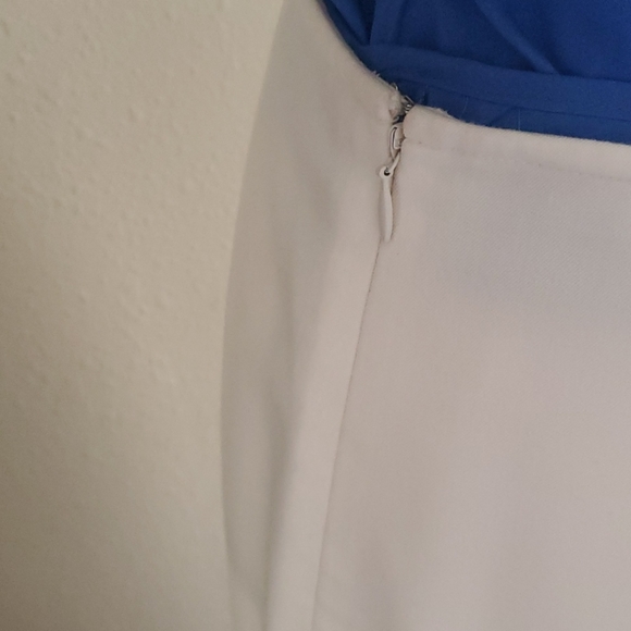 Flattering Cream Fit & Flare Skirt w/ Free Top - Picture 6 of 11